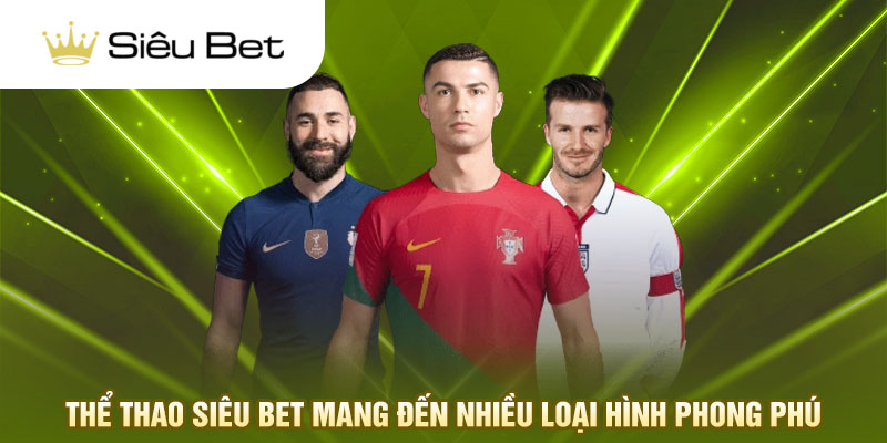 Thể thao Siêu Bet mang đến nhiều loại hình phong phú